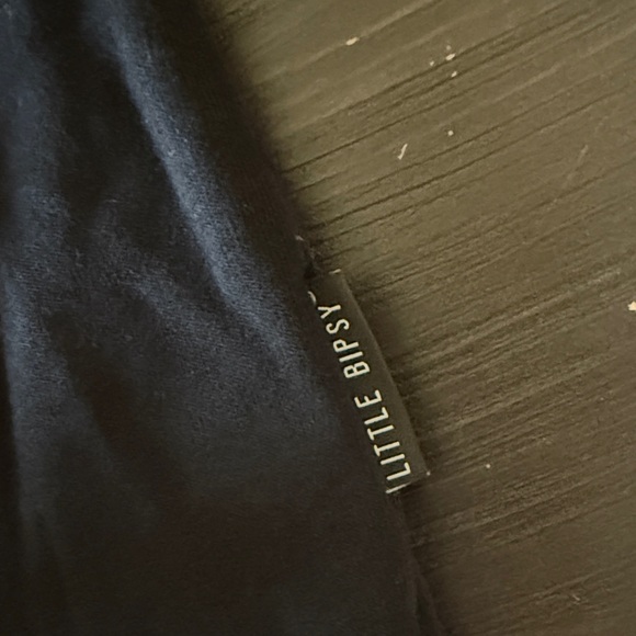 Little Bipsy Midnight Black Hooded Kids Footie - Picture 2 of 6